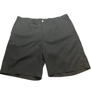 Peter Millar Salem High Drape Performance Wicking Shorts Golf Black Mens Size 40